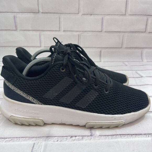 adidas Shoes - Adidas Cloudfoam Racer TR Core Black Trail Runner gym walking Shoes